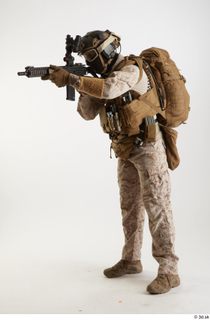  Photos Casey Schneider Paratrooper Pose 5 aiming gun standing whole body 0002.jpg